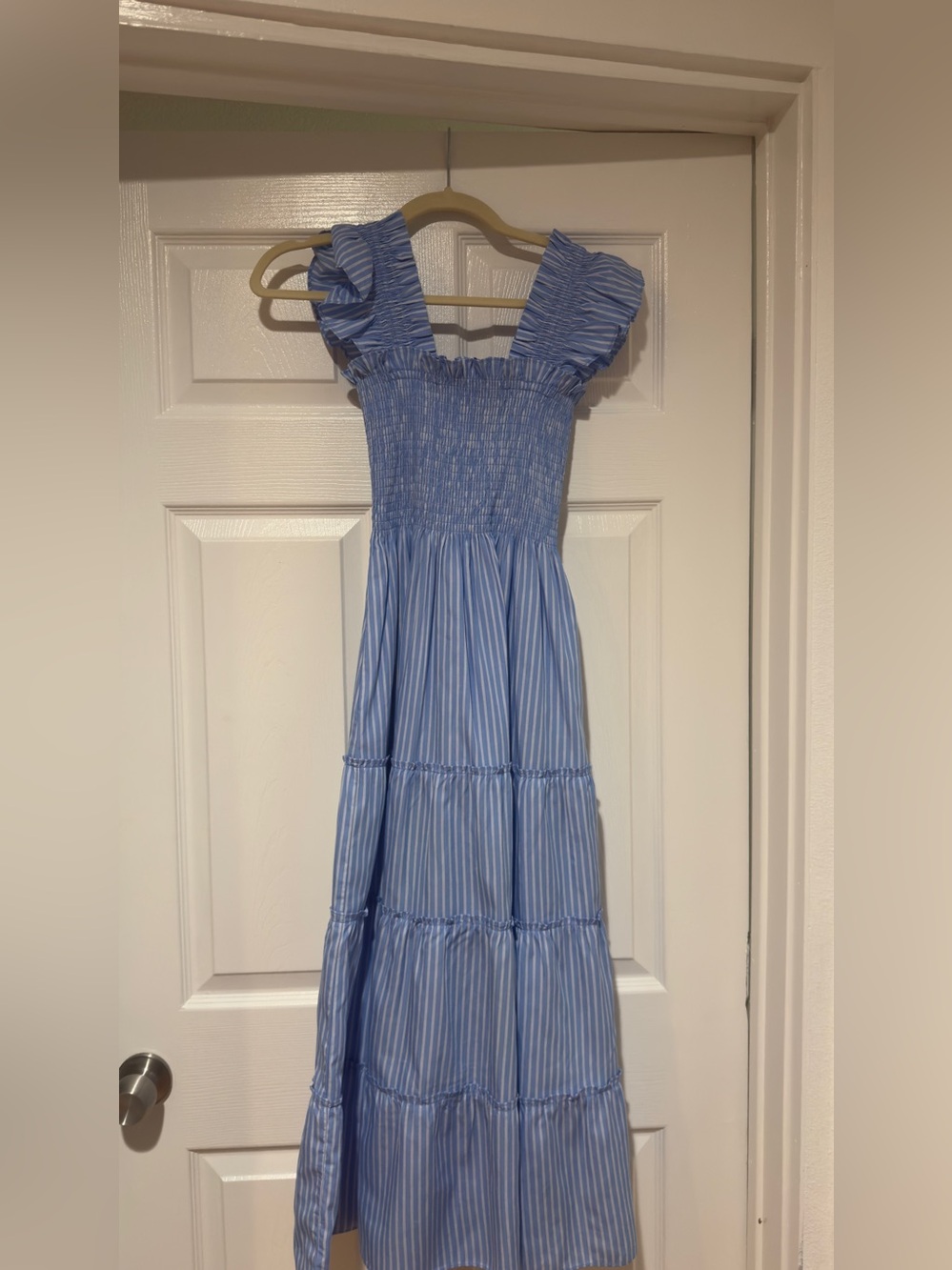 Hill House Home Ellie Nap Dress - Blue Stripe - Picture 11 of 12
